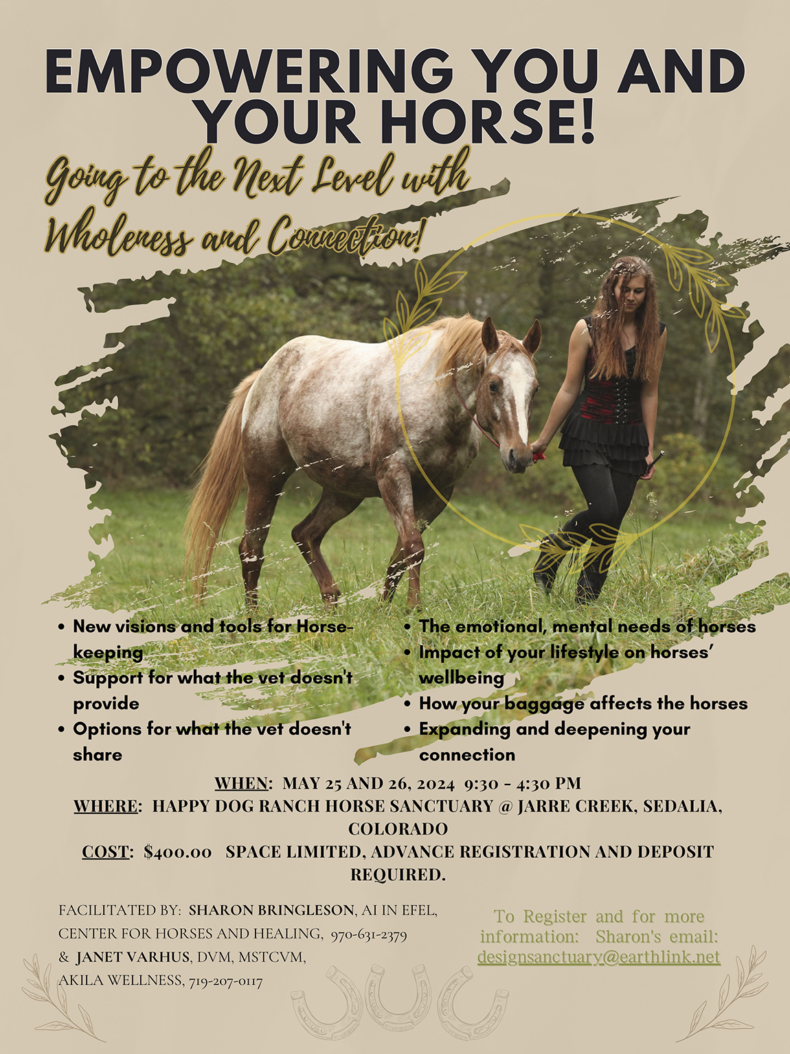 Empowering You and Your Horse, May 25-26, 2024